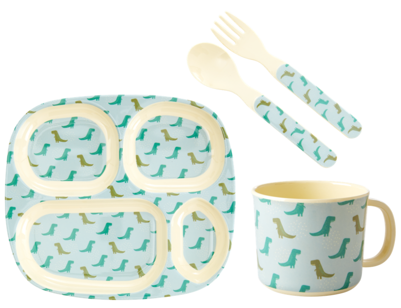Melamine baby dinner clearance set